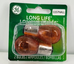 GE Long Life Automotive Miniature Amber Bulbs 12V 1157NALL/BP2 73002 (2-Pack) - £6.22 GBP