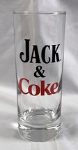 Jack Daniels &amp; Coke a Cola Tall Cocktail Glass 10 oz Soda Whiskey - £18.58 GBP