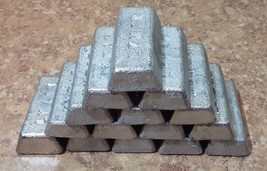 12+ lbs of Soft Lead Ingots for casting weights, sinkers, jigs, bullets ... - $26.89