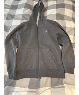 Champion Authentic Zip-Up Hoodie Men’s Large Dark Gray Full Zip Fleece-L... - $18.58 CAD