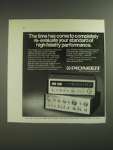 1974 Pioneer TX-9100 Tuner and SA-9100 Amplifier Ad - The time has come - £14.73 GBP