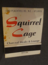 SQUIRREL CAGE Matchbook FULL AND UNSTRUCK - £1.19 GBP