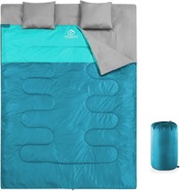 The Queen Size Xl Waterproof Sleeping Bag Is Perfect For All-Season Camp... - $49.61