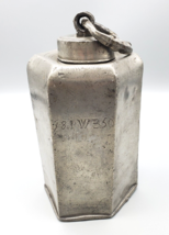 Antique German Pewter Canister Tea Caddy Flask Tankard 18th Century 1850... - $79.15