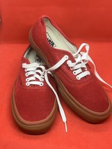 Vans Off The Wall Red And Brown Bottom Mens Size 10 TB6Q - $19.35