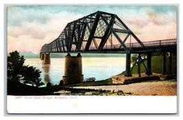 Grand Eads Ponte Memphis Tennessee TN Unp DB Cartolina W18 - £3.80 GBP