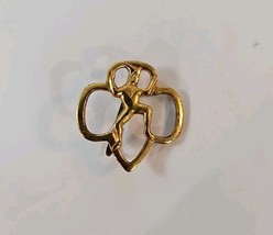 VINTAGE Brownie Goldstone 1950s - 1960s Lapel Hat Pin - $6.92