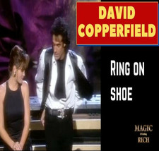 David Copperfield Ring on Baby Shoe Lace aka Ring Flight Trick Magic WAT... - £34.60 GBP