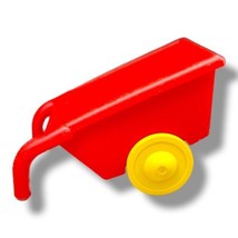 Lego Duplo Red Wheelbarrow w/ Wheels Bob the Builder for Building House ... - £5.45 GBP