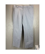 Banana Republic Womens Pants Gray Sloan Ankle Stretch Cotton Trouser Sz ... - $34.95