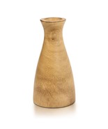 Beauty in Nature Stain Mango Tree Wood Bottle Shaped Vase - £21.78 GBP