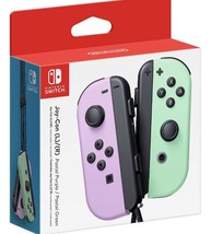 Official Joy Con (L/R) - Pastel Purple / Pastel Green - Nintendo Switch - £59.85 GBP
