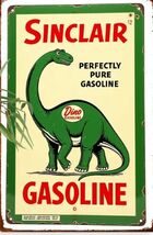 Sinclair Rectangular Gas Gasoline Oil  Aluminum Retro Remake Sign Statio... - $34.84 CAD