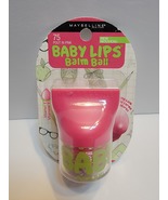 New Maybelline Baby Lips Tinted Lip Balm Ball #75 Pout In Pink 0.16 OZ N... - £11.76 GBP