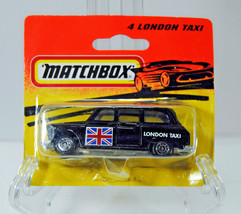 Vintage 1995 NOS Matchbox London Taxi Cab FX4R  #4 Short Card 1:60 - £5.86 GBP