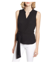 1.State Tie-Waist Wrap Top ,Size Small/Black - £21.97 GBP