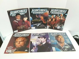 Star Trek The Official Fan Club Magazine&#39;s Lot Of 6 Years 1990&#39;s - £18.39 GBP