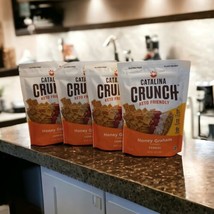 Catalina Crunch Keto Friendly Honey Graham Cereal 4 Bags Gluten Free Vegan 9oz  - £26.20 GBP