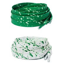 Green White Cement Flat Laces For Air AJ Jordan 4 IV SB - $8.49