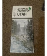 VTG Vintage 1990 National Forests In Utah Brochure Forest Service Pamphlet - $288.71 MXN