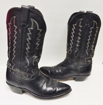 CODE WEST MEN&#39;S Boots Western Cowoboy USA BLACK SIZE 9 EE - £46.46 GBP