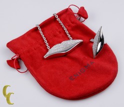 Bulgari Bvlgari Enigma 18k or Blanc Diamant Pavé Bague &amp; Collier Pendent... - $298,892.27 MXN