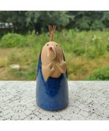 Art Pottery Mole Sculpture Signed FREE SHIPPING - £18.36 GBP