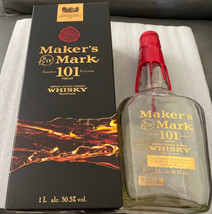 Maker’s Mark Kentucky Straight Bourbon Whisky Empty Bottle And Box - £13.81 GBP