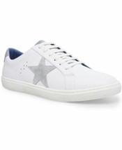 Steve Madden Men&#39;s Dixxin Sneaker, White Synthetic Leather-Size 7M - $25.99