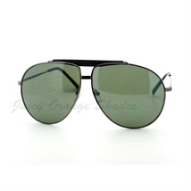 Vintage Retro Pilot Sunglasses Oversized Designer Racer Shades - £8.54 GBP