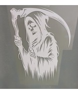 Grim Reaper Vinyl Decal | Gothic Skull Death Scythe for Car | Laptop | Wall - $7.47 CAD+