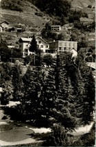 RPPC Brides-Les Bains France Sevoie Hotel Des Sources UNP Postcard - £3.91 GBP