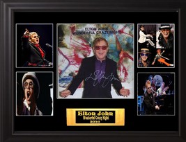 Elton John Autographed Wonderful Crazy Night LP Flat - £713.77 GBP