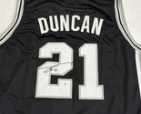 Tim Duncan Signed San Antonio Spurs Basketball Jersey COA - £157.37 GBP