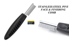 Master Grooming Tools EXTRA-FINE Tooth Pin Face&amp;Finishing Comb Eye Ear Cat Dog - £10.93 GBP