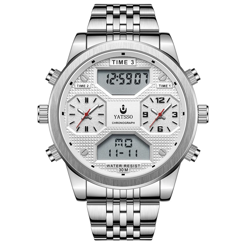 YATSSO Watch for Men Electronic Watches Waterproof Sports Luxury Quartz ... - $51.33