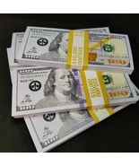 50K FULL PRINT Realistic Prop  Money New Fake 100 Dollar Bills REAL CASH... - £26.97 GBP