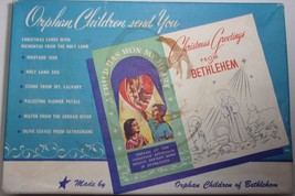 Orphan Children Christmas Greetings From Bethlehem Cards &amp; Mementos Unused - £10.35 GBP