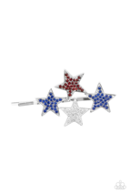 Paparazzi Stellar Celebration Blue Hair Clip - New - £3.59 GBP