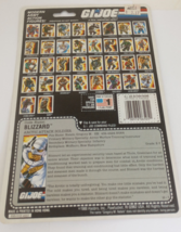 G.I. Joe ARAH Blizzard 1988  Full Backer ID Card Uncut No Front Pic - £7.46 GBP