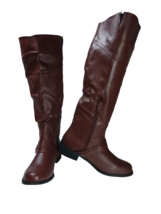 Bucco Capensis Venita Damen Hoch Reiten Modische Stiefel Weinrot Größe 8 - $49.92