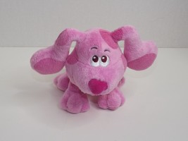 Blues Clues &amp; You Plush Magenta 7&#39;&#39; Preschool Stuffed Plush Dog Nickelodeon - $12.87