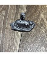 Vtg Pewter Figurine Two Dogs Bulldog Michael MA Ricker - $9.99