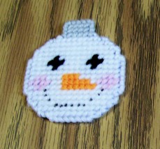 Snowman Balls Magnet, Fridge, Needlecraft, Handmade, Kitchen Decor, Gift,  - £4.80 GBP