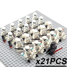 21Pcs Star Wars Kylo Ren First Order Stormtrooper Jet Troopers Minifigures - £26.37 GBP