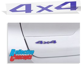 4x4 Emblem Overlay Decal Stickers- 2022-2024 All new Jeep Grand Cherokee - £5.99 GBP