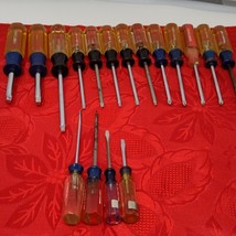 Craftsman 17PC Nutdrivers Flat Torx Phillips Screwdriver Lot Vtg Usa - £50.20 GBP