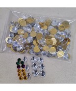 Vintage 90s Acrylic Sew-On Rhinestones Lot Craft Gems Costume Jewelry DI... - $20.27 CAD