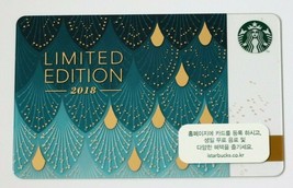 Starbucks Korea Gift Card Limited Edition 2018 Peacock Korean No Value New - £10.34 GBP