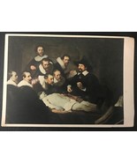  Rembrandt van Rijn The Anatomy Lesson of Dr. Deijman Art Postcard 1950 - $4.97 CAD